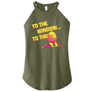 To The Window To The Walz Kamalaharris 2024 Women's Perfect Tri Rocker Tank