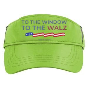 To The Window To The Tim Walz Kamala Harris 2024 Adult Drive Performance Visor