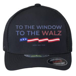 To The Window To The Tim Walz Kamala Harris 2024 Flexfit Unipanel Trucker Cap