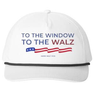 To The Window To The Tim Walz Kamala Harris 2024 Snapback Five-Panel Rope Hat