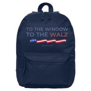 To The Window To The Tim Walz Kamala Harris 2024 16 in Basic Backpack