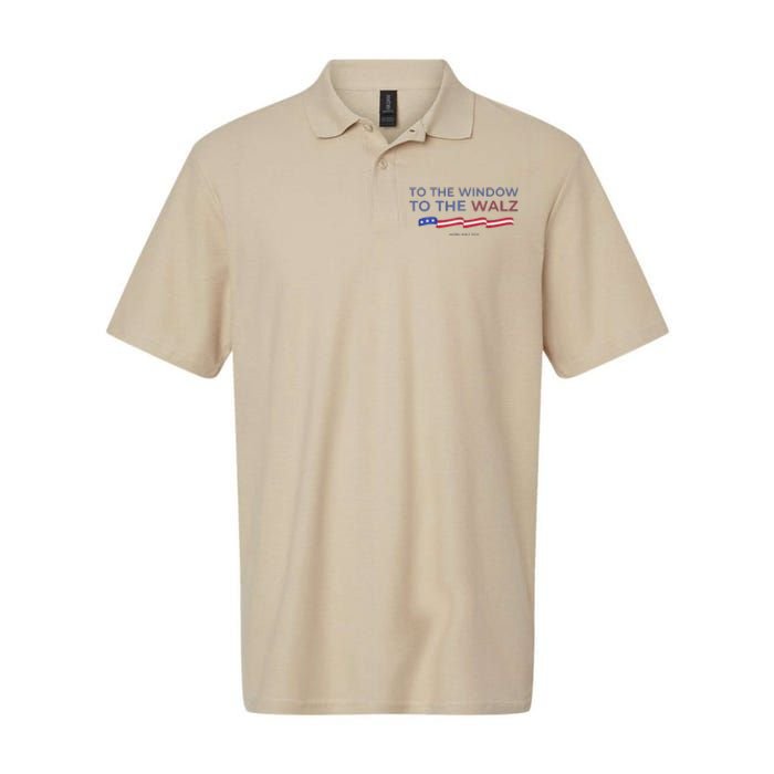 To The Window To The Tim Walz Kamala Harris 2024 Softstyle Adult Sport Polo