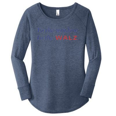 To The Window To The Tim Walz Kamala Harris 2024 Women's Perfect Tri Tunic Long Sleeve Shirt