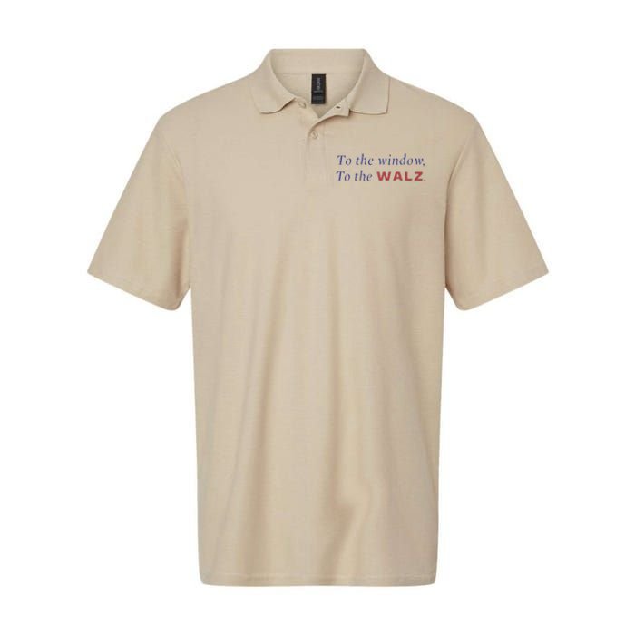 To The Window To The Tim Walz Kamala Harris 2024 Softstyle Adult Sport Polo