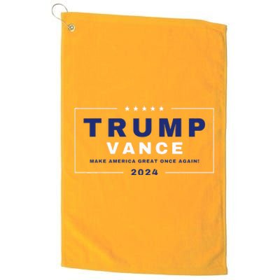 Trumpamania Trumpamania Wrestler Trump Vance Vp Maga Platinum Collection Golf Towel