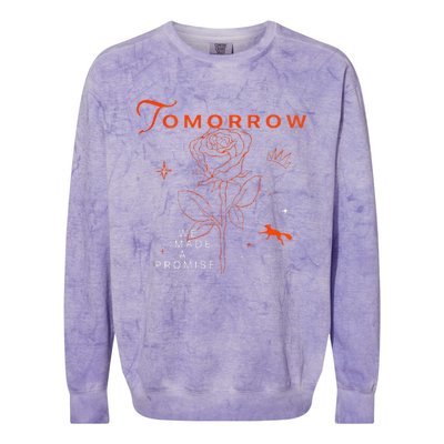 T.Xt Tomorrow X Together Minisode 3 We Made A Promise Colorblast Crewneck Sweatshirt