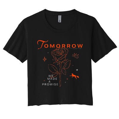 T.Xt Tomorrow X Together Minisode 3 We Made A Promise Women's Crop Top Tee