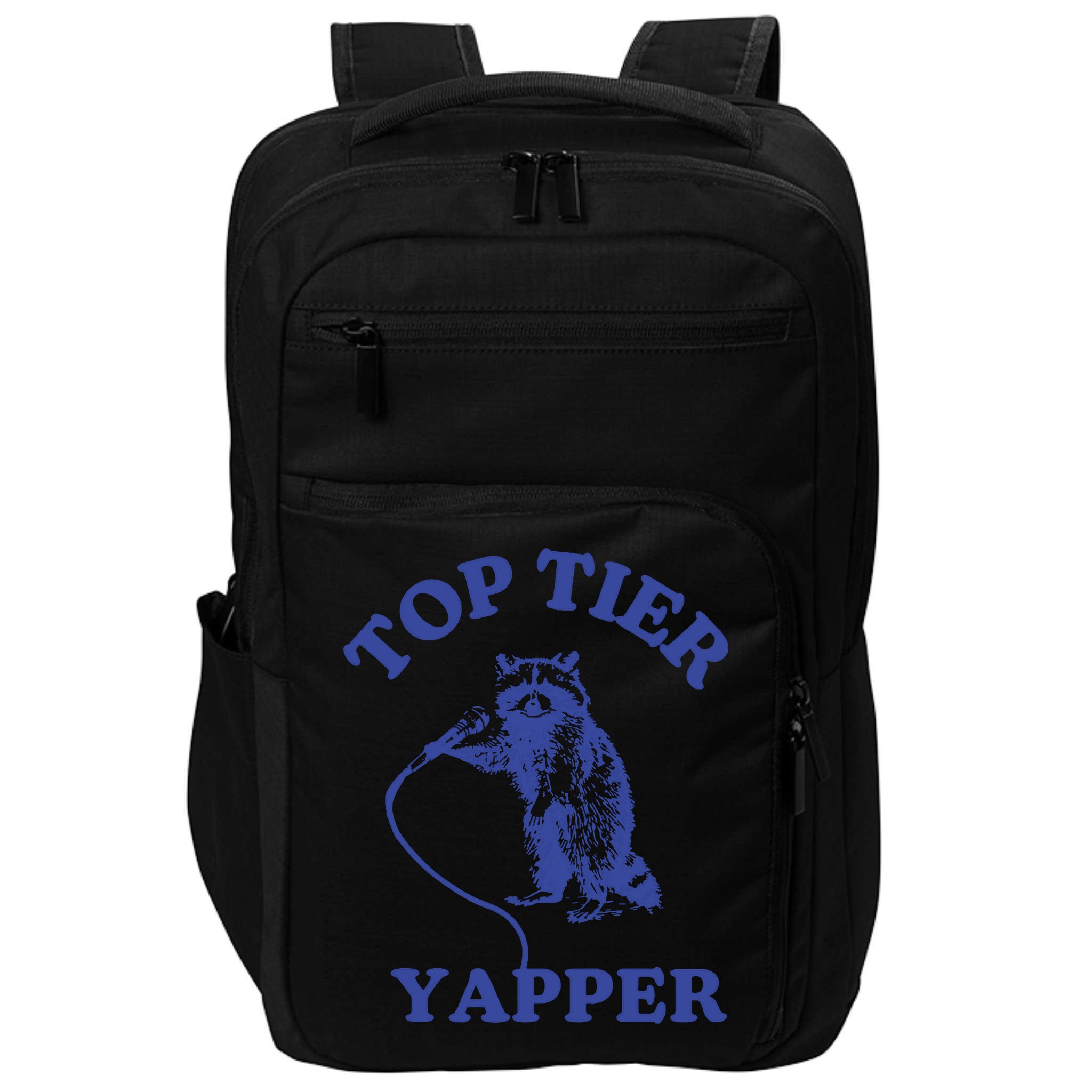 Top Tier Yapper Meme Retro Cartoon Impact Tech Backpack