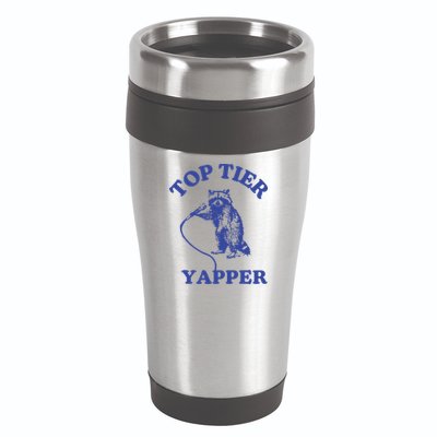 Top Tier Yapper Meme Retro Cartoon 16oz Travel Tumbler