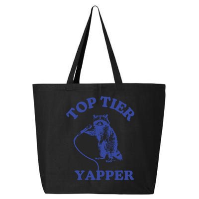 Top Tier Yapper Meme Retro Cartoon 25L Jumbo Tote