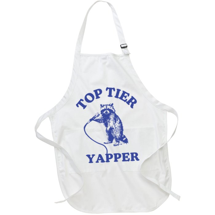 Top Tier Yapper Meme Retro Cartoon Apron
