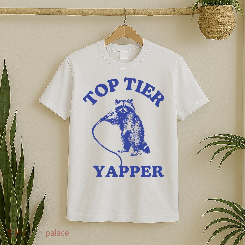 Top Tier Yapper Meme Retro Cartoon T-Shirt