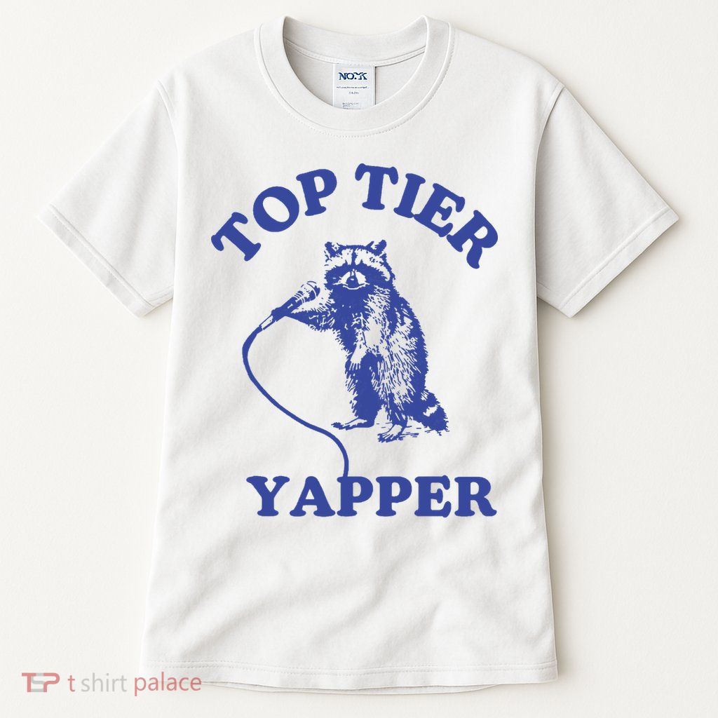 Top Tier Yapper Meme Retro Cartoon Tall T-Shirt