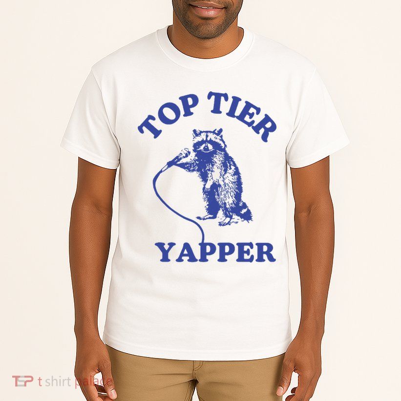 Top Tier Yapper Meme Retro Cartoon Tall T-Shirt
