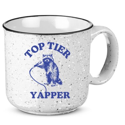 Top Tier Yapper Meme Retro Cartoon 15oz Campfire Ceramic Mug