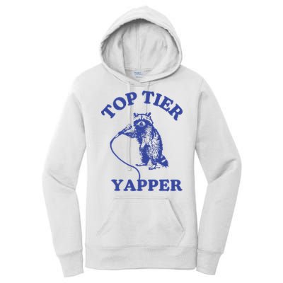 Top Tier Yapper Meme Retro Cartoon Women's Pullover Hoodie
