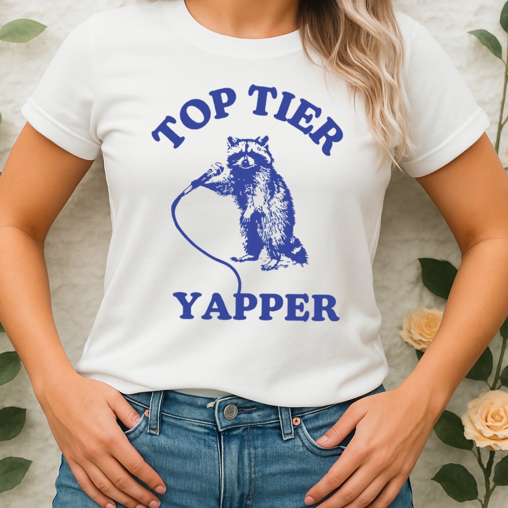 Top Tier Yapper Meme Retro Cartoon Womens T-Shirt