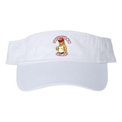 Trump Tariffied Your Mom Last Night Beer Funny Visor