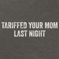 Trump Tariffed Your Mom Last Night Cotton Canvas Backpack
