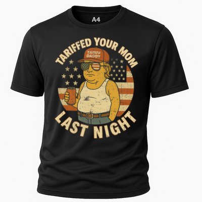 Trump Tariffed Your Mom Last Night Tariff Cooling Performance Crew T-Shirt