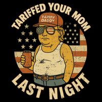 Trump Tariffed Your Mom Last Night Tariff 16 in Basic Backpack