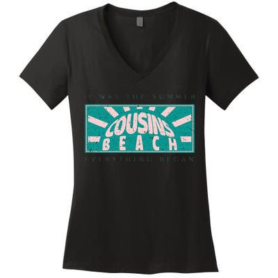 The Twilight Zone Vintage Television Logo Women's V-Neck T-Shirt