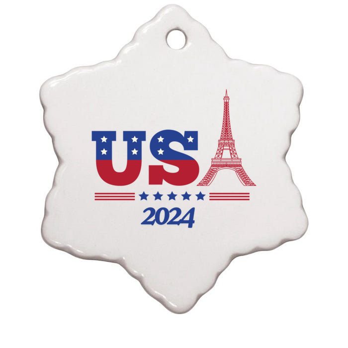 Team Us 2024 Paris Sport Games Ceramic Star Ornament