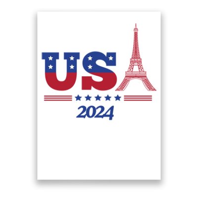 Team Us 2024 Paris Sport Games Poster