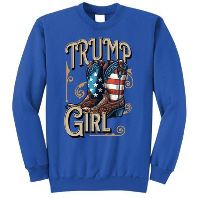 Trump Usa American Cow Boots Meaningful Gift Sweatshirt