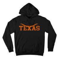 Texas Usa Bull American Font Hoodie