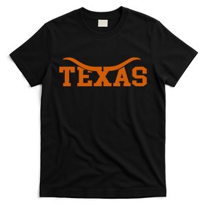 Texas Usa Bull American Font T-Shirt