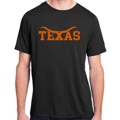 Texas Usa Bull American Font Adult ChromaSoft Performance T-Shirt