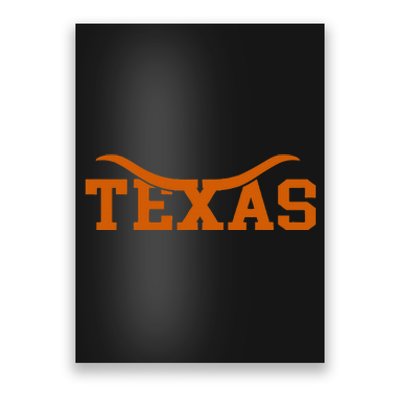 Texas Usa Bull American Poster