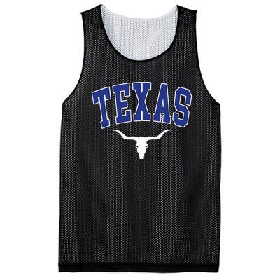 Texas USA Bull America Font Mesh Reversible Basketball Jersey Tank