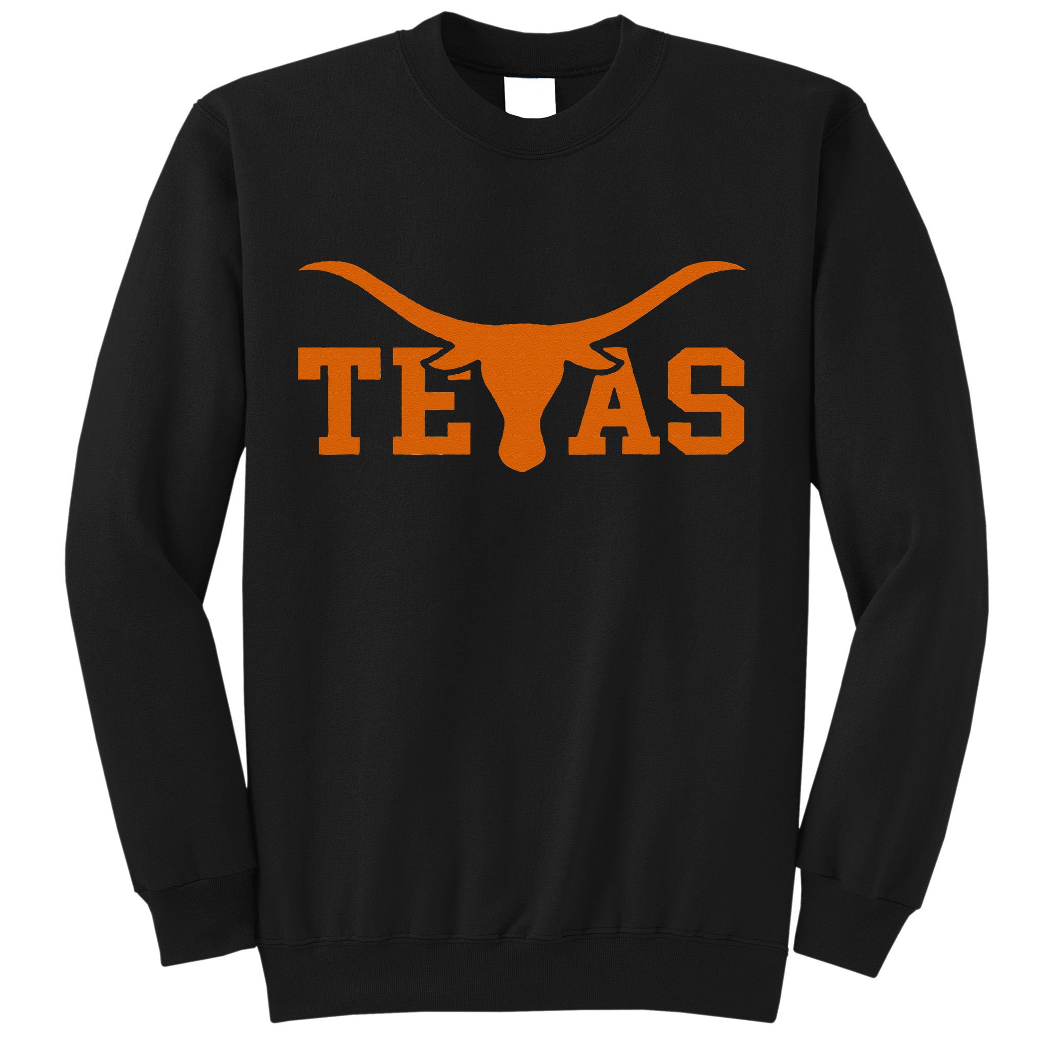 Texas USA Bull American Font Sweatshirt