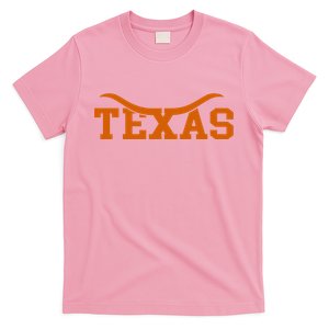 Texas USA Bull American Font T-Shirt