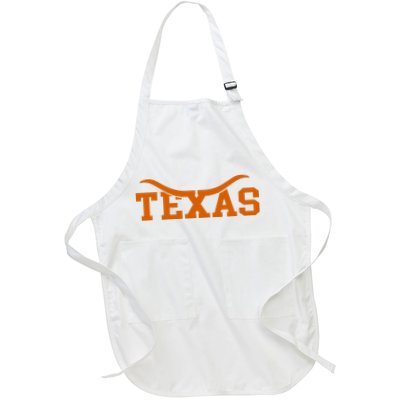 Texas USA Bull American Font Apron