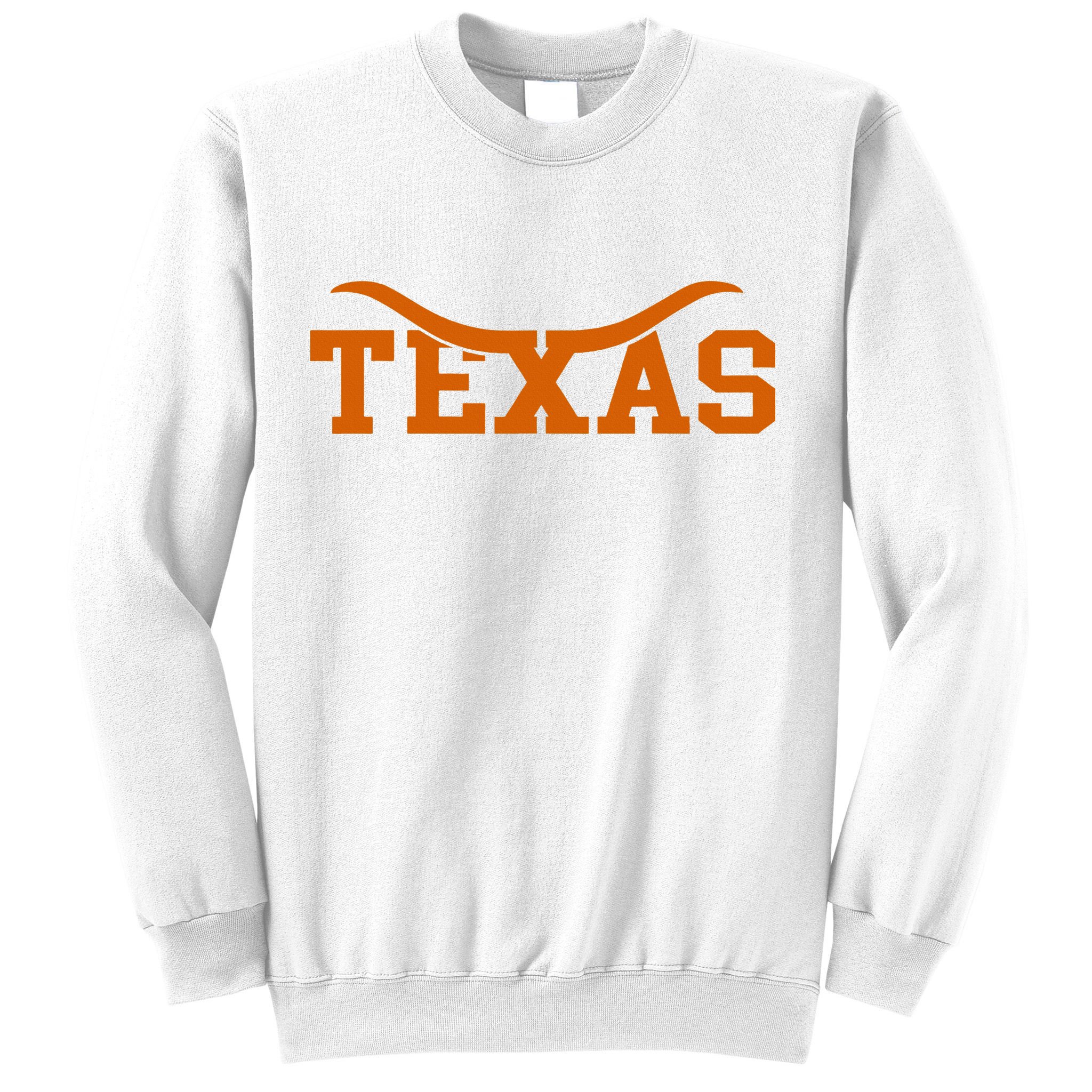 Texas USA Bull American Font Sweatshirt