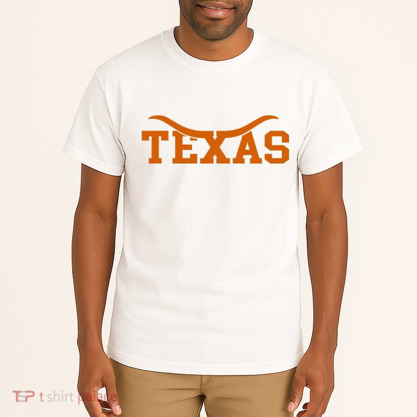 Texas USA Bull American Font Tall T-Shirt