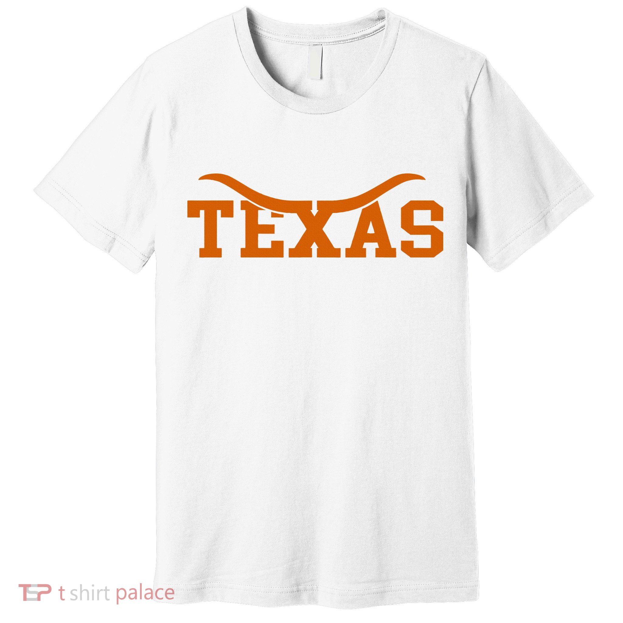 Texas USA Bull American Font Premium T-Shirt