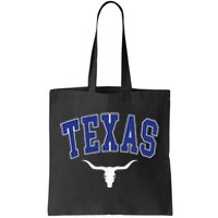 Texas USA Bull America Font Tote Bag