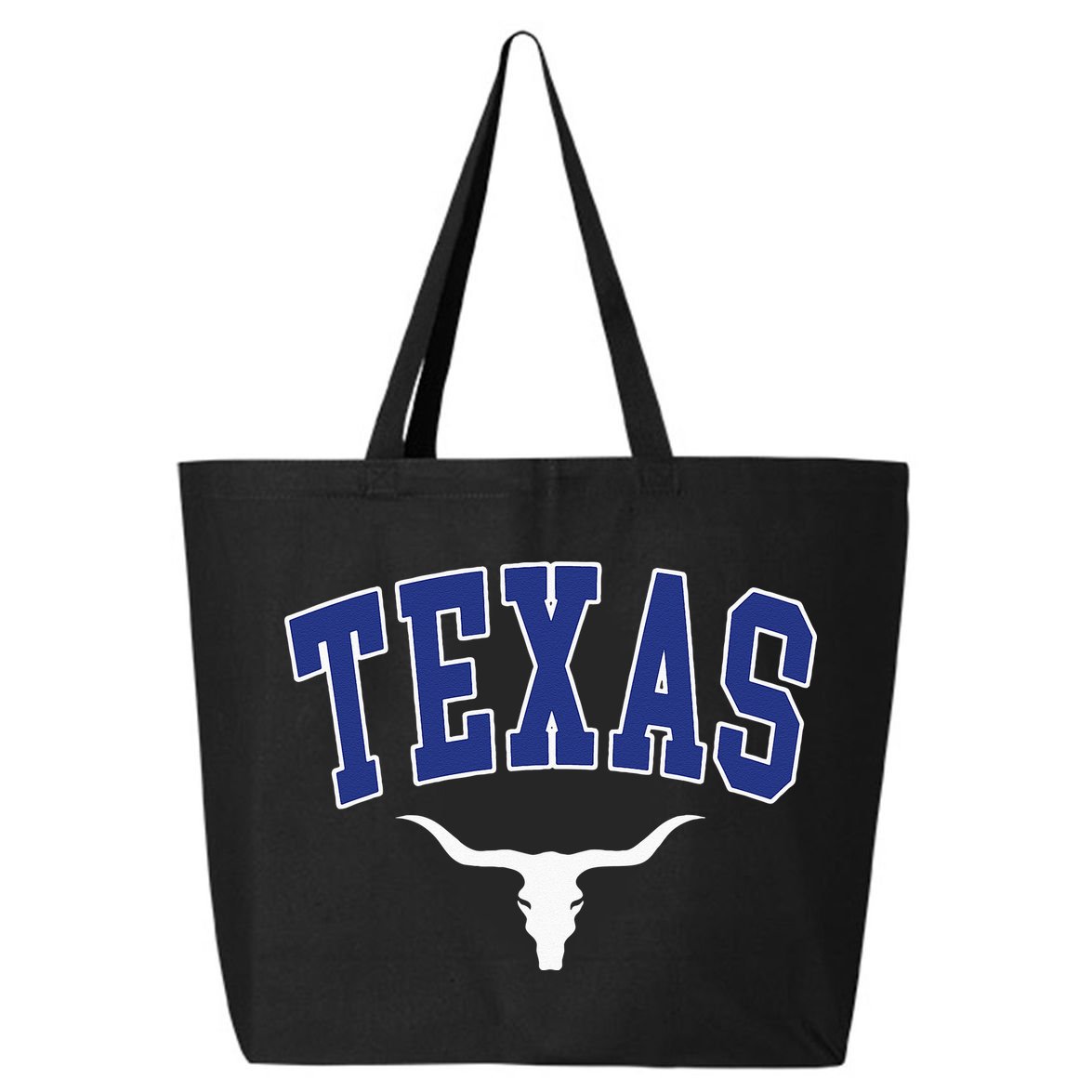 Texas USA Bull America Font 25L Jumbo Tote