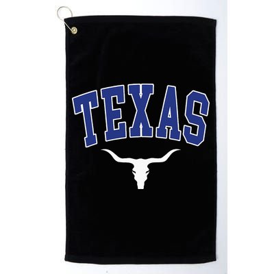 Texas USA Bull America Font Golf Towel