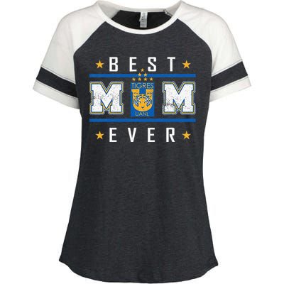 Tigres UANL Best Mom Ever Happy Mother'S Day Enza Ladies Jersey Colorblock Tee