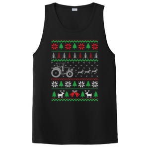 Tractor Ugly Christmas Funny Farming Farmer Xmas Meaningful Gift PosiCharge Competitor Tank