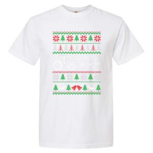 Tractor Ugly Christmas Funny Farming Farmer Xmas Meaningful Gift Garment-Dyed Heavyweight T-Shirt