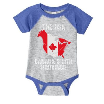 The Usa Canada’S 11th Province Infant Baby Jersey Bodysuit