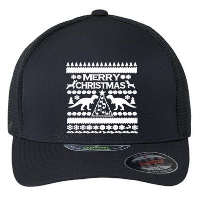 Trex Ugly Christmas Flexfit Unipanel Trucker Cap
