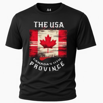 The Usa Canada’S 11th Province Funny Canada Flag Funny Leaf Performance Shirt