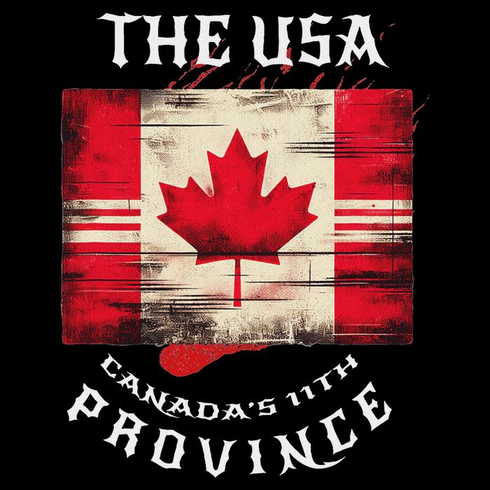 The Usa Canada’S 11th Province Funny Canada Flag Funny Leaf Cooling Performance Crew T-Shirt